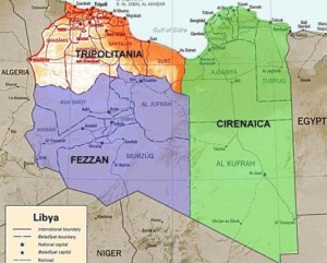 libia divisa in tre fazioni