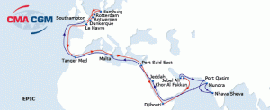 cgm cma - linea le havre port said cgm cma - linea le havre port said