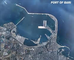 porto di bari dall'alto porto di bari dall'alto