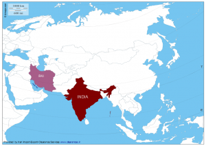 Iran-India-Map_Asia_Global_Location_Relation Iran-India-Map_Asia_Global_Location_Relation